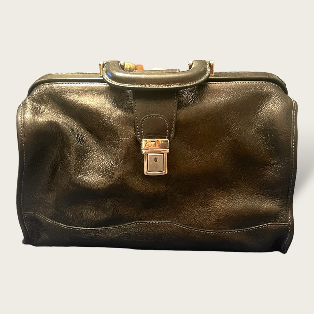 Time Resistance Leather Doctor Bag